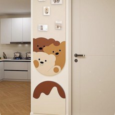 創意毛氈牆貼 客廳牆面裝飾 相片展示留言板, 淺駝色,160*3050*30cm