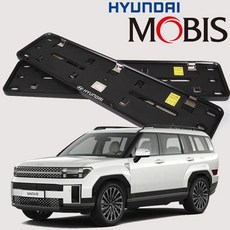 현대모비스 정품 싼타페 MX5 순정 번호판 가드 신형 싼타페 현대 자동차 가드 차량 교체 기아 번호판 dew+2102em, 현대 싼타페 MX5_천공용