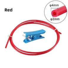 J헤드 핫 V5 용 1/2/4M 보우 덴 압출기 PTFE 튜브 Ender 3 프린터 부품 1.75mm 필라멘트 2mm 테프론토 파이, 기타
