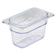 CAMBRO 캠브로 푸드팬 94CW 1/9 100mm 투명 폴리카보네이트