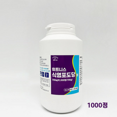 휘트니스 식염포도당 정 500정, 1개, 1000정
