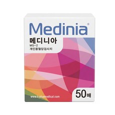 메디니아 혈당측정검사지 MS-2, 50개입, 1개