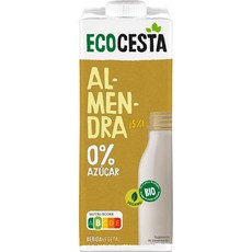 스페인 에코세스타 슈가프리 비건 아몬드 드링크 음료 ecocesta almond drink, 4개, 1L