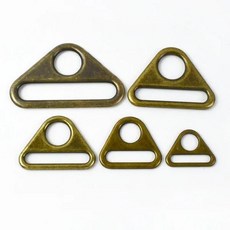 10Pcs 25/32/38/50mm 가방 스트랩 용 금속 삼각형 슬라이더 버클 링 걸쇠 코트 개 목걸이 후크 DIY 하드웨어 액세서리, [00] BF223-Bronze, [00] 25mm-10Pcs