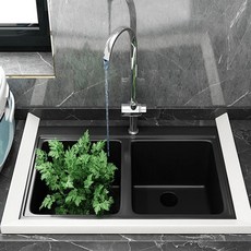 제이와이홀딩스 세면대 싱크대 워터가드 잘라쓰는 물막이 1m, 1개, 화이트