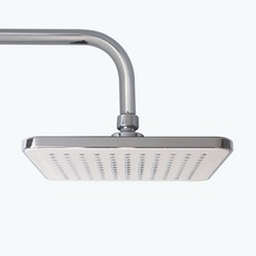 국산 사각 해바라기 샤워기 헤드 화이트 611 폭포수 레인샤워 수전, 사각 해바라기샤워기 611 화이트, 1개