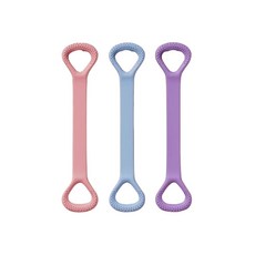 瑜珈塑形拉力器 開肩美背瘦身 瑜珈伸展帶 多功能彈力帶, 紫色, 1個