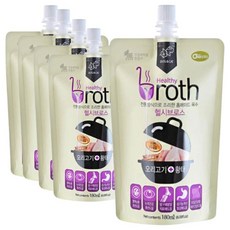 엄마 고양이 기력회복 진한 황태육수 오리 회복기간식 육수간식 훈육용 수분보충용, 180ml, 5개