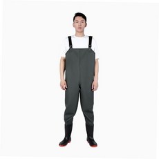 일체형 전신 멜빵 방수 작업복 방수웨이더 해루장비 59000EA 1EA
