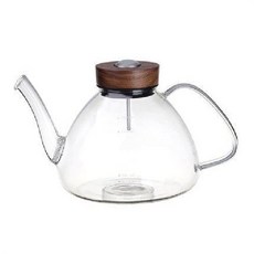 일롱 1구 하이라이트 인덕션 감성 레인지 유리포트 스토브, 유리 찻주전자 1200ml