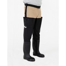 디씨케이 dCK 허벅지장화 힙웨이더 러그솔 와이어 다이얼 낚시 민물 갯바위 바다, 290, 블랙