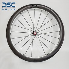 速度公園 DSC 碳纖維輪組「ICON」50高 線條標 寬版碳幅條 碟煞 自行車 輪組 CADEX 50高 Liv, 1個, 珍珠白