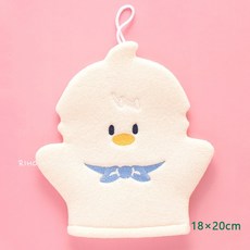 Daiso 沐浴手套 小鴨造型, 1個, 沐浴手套 小鴨, 綠色