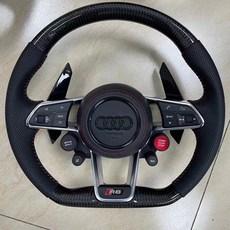 奧迪Audi A3/A4/A5/A6/A7改裝R8方向盤總成 經典賽車方向盤, R8-A-15, 1個