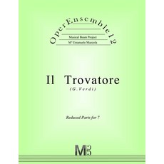 (영문도서) OperEnsemble12 Il Trovatore (G.Verdi): Reduced Parts for 7 Paperback, Independently Published, English, 9798622410529