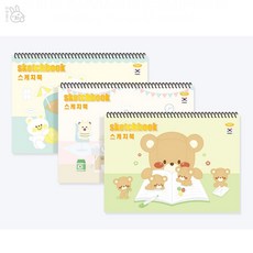롱스팜 펜피아 스케치북 20매 랜덤발송 (1권) 어린이집생일선물