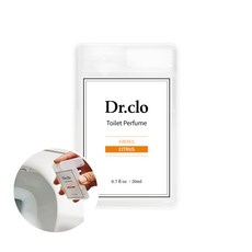 엔오엔 닥터클로 토일렛퍼퓸 변기살균 화장실탈취제, 시트러스, 1개, 20ml