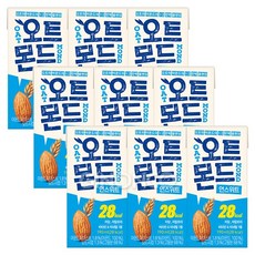 롯데칠성 오트몬드 저당 언스위트, 9개, 190ml
