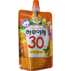 한국야쿠르트 하루야채 30가지 유기농 오렌지당근, 20개, 110ml