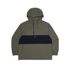 매장정품 코닥 KODAK 컬러블럭 로고 후드 아노락 자켓 KHAKI K4323LWTB1KHK 168699