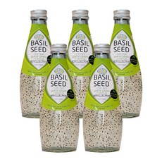 웰 바질시드 드링크 백포도향 290ml x 5개