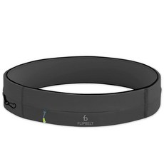 FlipBELT 벨트 러닝 & 피트니스 운동 벨트 블랙 미디엄, X-Small, Carbon