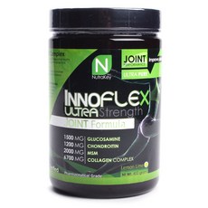 NutraKey Innoflex葡萄糖胺&軟骨素&MSM&膠原蛋白粉 檸檬萊姆風味, 1個, 402克