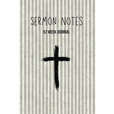 [2] 52 Week Sermon Notes For Men and Boys: Christian Bible Sermon Journal: With Extra Days For Chr, [2] 52 Week Sermon Notes For M