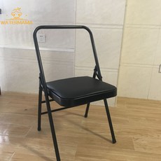 瑜珈椅 跳舞專用椅 休息椅 折疊椅, 黑色皮面瑜珈椅, 1個