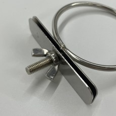 불꽃마켓 걸이형 스텐 앵무새 모이통 소 앵무새밥그릇 앵무새목욕, 단품