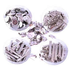 머리핀 만들기핀 원형 집게 일자 자동 머리핀재료-통포장