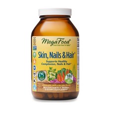 Mega Food Skin Nails&Hair Multivitamin Supplement, 180顆, 1罐