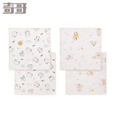 奇哥 Chic a Bon 天絲紗布手帕 4入