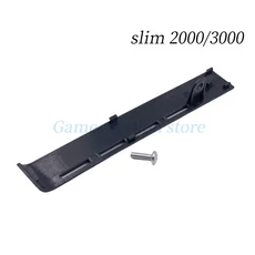 넉 박스 PS3 Fat/Slim 2000 하드 드라이브 교체 하우징용 블랙 플라스틱 커버 (나사 포함) 내구성 액세서리, 02 slim