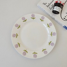 타원형 빈티지접시 카페 디저트플레이트, 1개