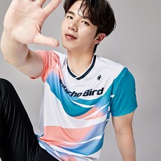 싸이코버드 PSY-5015 배드민턴 남성 반팔 티셔츠