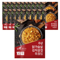 흑닭 닭가슴살 김치삼겹 볶음밥, 20개, 300g