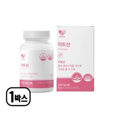 키토산 1200mg, 1박스, 60정