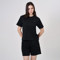 [백화점 정품] 스파이더 여성 자카드 셋업 5부 숏츠 SPKMCNTR353WBLK