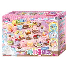 韓國 ONE&ONE 馬卡龍巧克力裝飾DIY甜點吊飾遊戲組, 混色, 1組