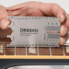 D'Addario 弦距尺 吉他弦高測量工具 PW-SHG-01, 1個
