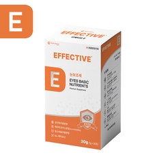 이펙티브 E 눈보조제 영양제 30포 강아지/고양이 겸용, 1박스, 눈물개선/눈건강