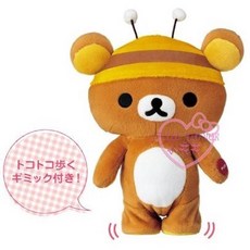 小花花日本精品 拉拉熊變裝小蜜蜂造型可動式娃娃, 1個