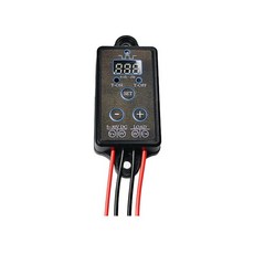 BTBEMO DC 5-30V 10암페어 깜박이 플래셔 모듈 다양한 경고등에 적합 버튼이 있는 LED 디스플레이