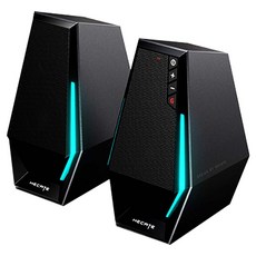 에디파이어 헤카테 G1500 RGB 데스크톱 게이밍 스피커, 옵시디언 블랙