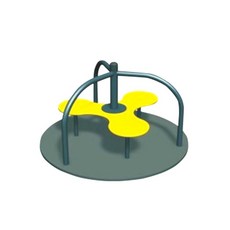 회전목마 야외 회전 목마 어린이 유치원 놀이터 공원 놀이기구, Z22모델120x70cm