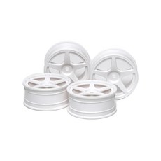 타미야 TAMIYA HOPUP 옵션 OP471 미디엄 나로 5스포크 휠흰색 0, 1개, 상세페이지 참조
