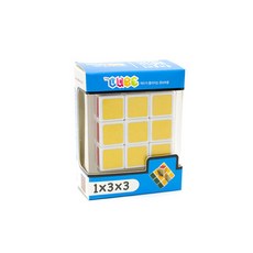 모두의취미 큐브 로직 일반 캐릭터 시리즈, 1개, 스퀘어 1X3X3 두뇌개발, 다각형