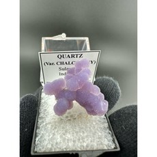 The Crystal Circle LLC. 紫葡萄玉髓 礦物標本 蘇拉威西產 微型礦石, 1個