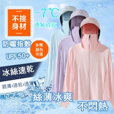 台灣出貨 UPF50 防曬衣 抗UV冰絲涼感外套 戶外透氣排汗防曬外套